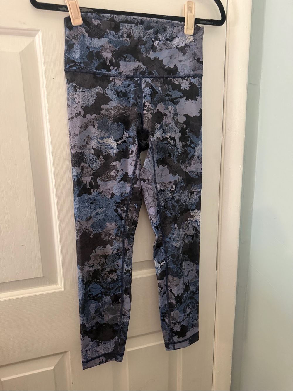 Lululemon Wunder Under 7/8 Abstract Print Leggings